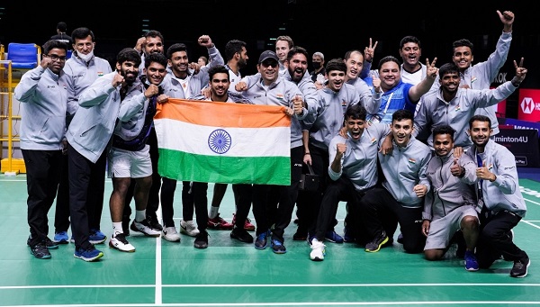 India reach maiden Thomas Cup final with thrilling 3-2 win over Denmark