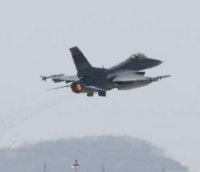 US fighter jet crashes off S.Korea’s western coast; pilot rescued