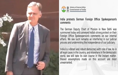 India summons German diplomat over remarks on Delhi CM’s arrest