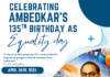Ambedkar Birth Celebrated as Equality Day at Bedford Arun Kumar