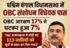 OBC Reservation in West Bengal Reduced from 17% to 7% – An Overview of Caste and Religious Politics