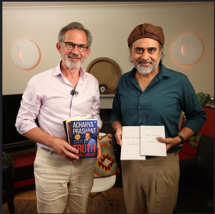 Acharya Prashant and Rupert Spira