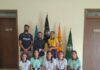 The Norwood School Chahal players hoist the flag of victory in district-level games, both girls’ teams win gold medals