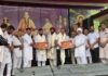 Gurpreet Gujjar Railmajra and Satnam Singh Rajumajra Bow at Baba Dhani Nath Ji’s Dham Ratewal on the Occasion of Rakhar Punya